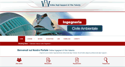 Desktop Screenshot of ordineingegnerivibo.it